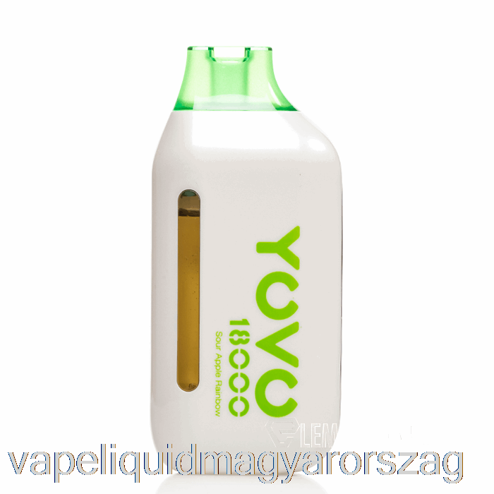 Yovo Ultra 18000 Eldobható Savanyú Alma Szivárványos Vape Toll